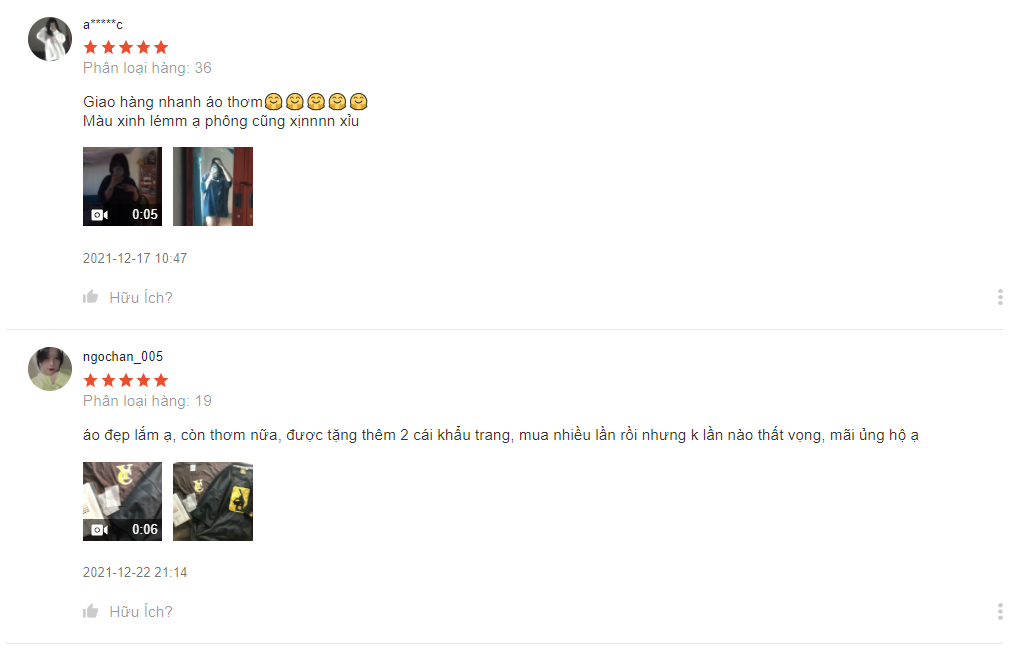 shop bán đồ 2hand trên Shopee