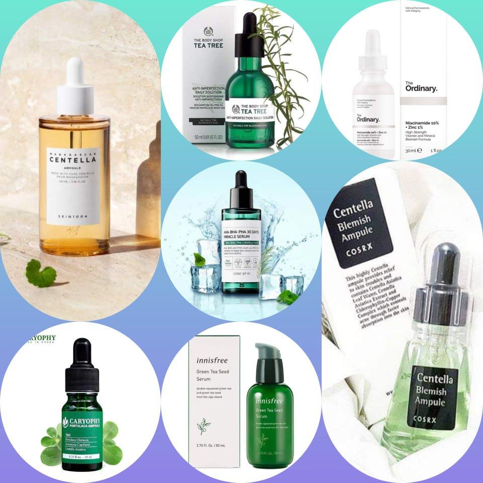 serum trị mụn cho da dầu