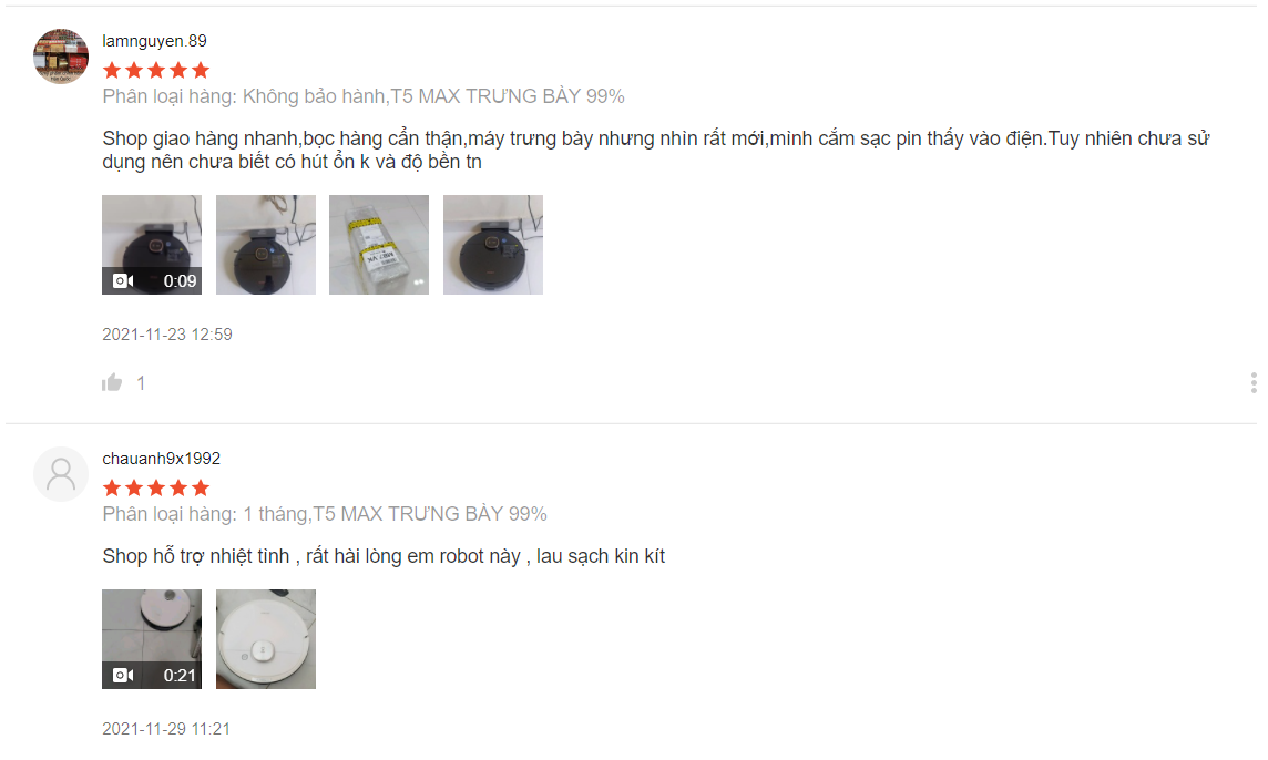 robot hút bụi t5 max