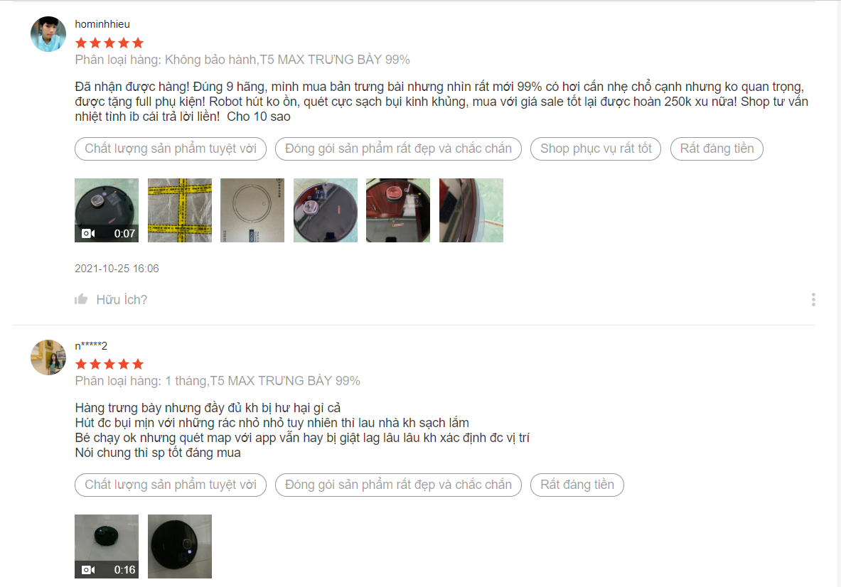 robot hút bụi t5 max