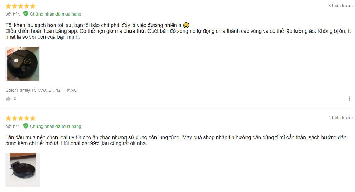 robot hút bụi t5 max