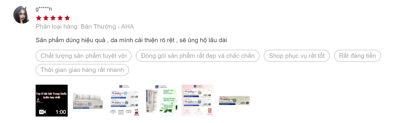 Gel trị mụn