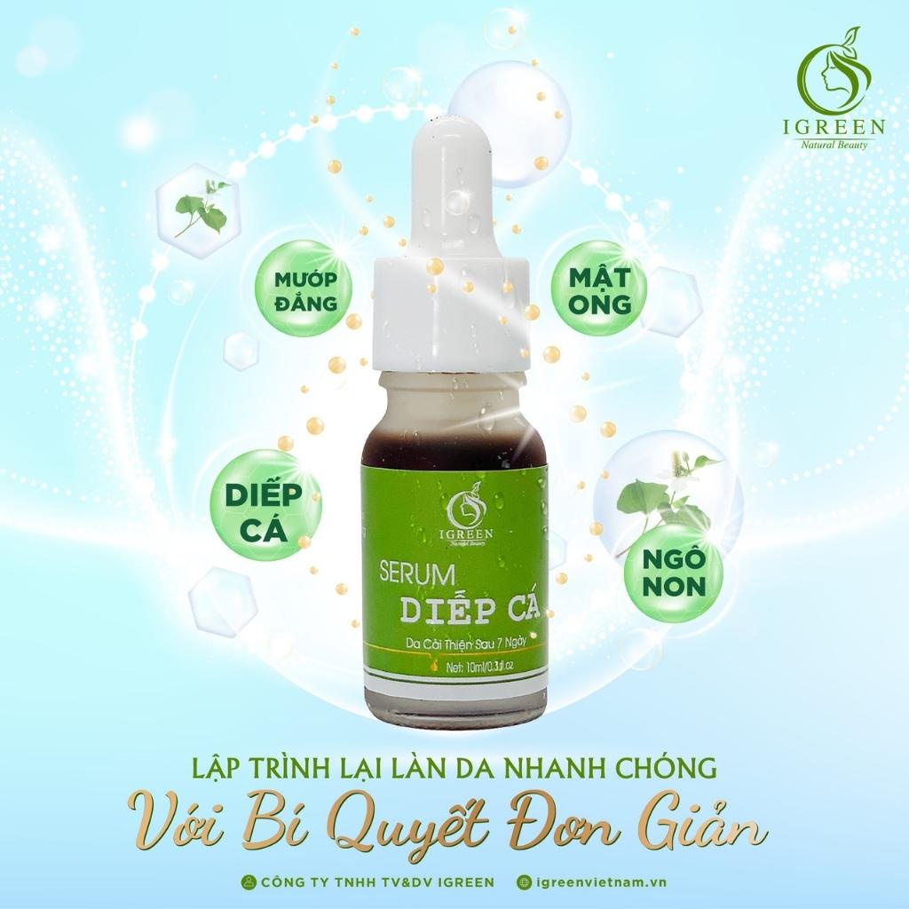 serum trị mụn diếp cá