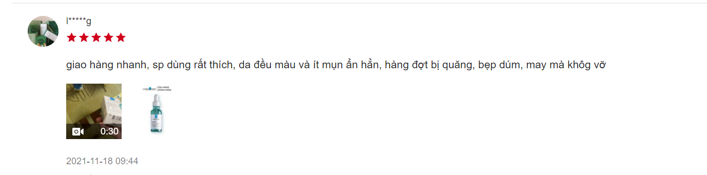 serum trị mụn La Roche Posay