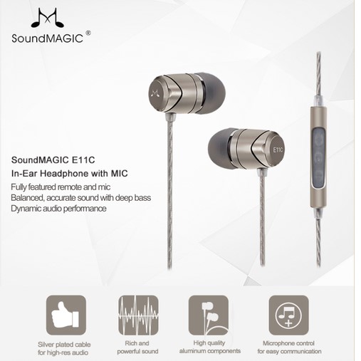 tai nghe có dây Soundmagic E11C