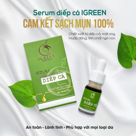 serum diếp cá Igreen