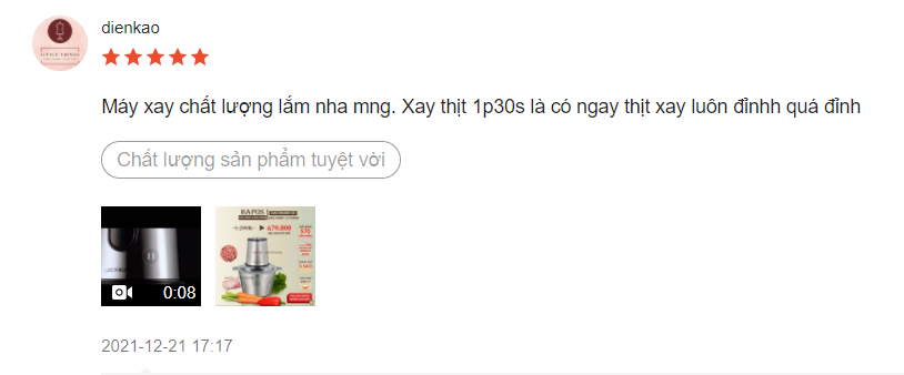 máy xay thịt cối inox