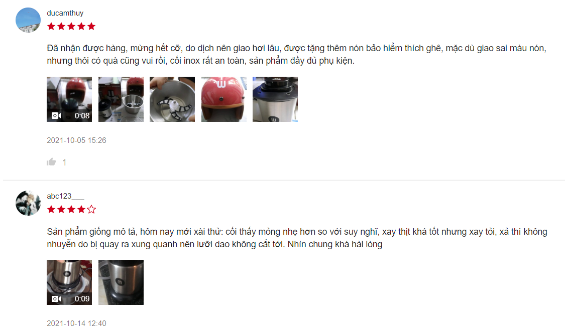 máy xay thịt cối inox