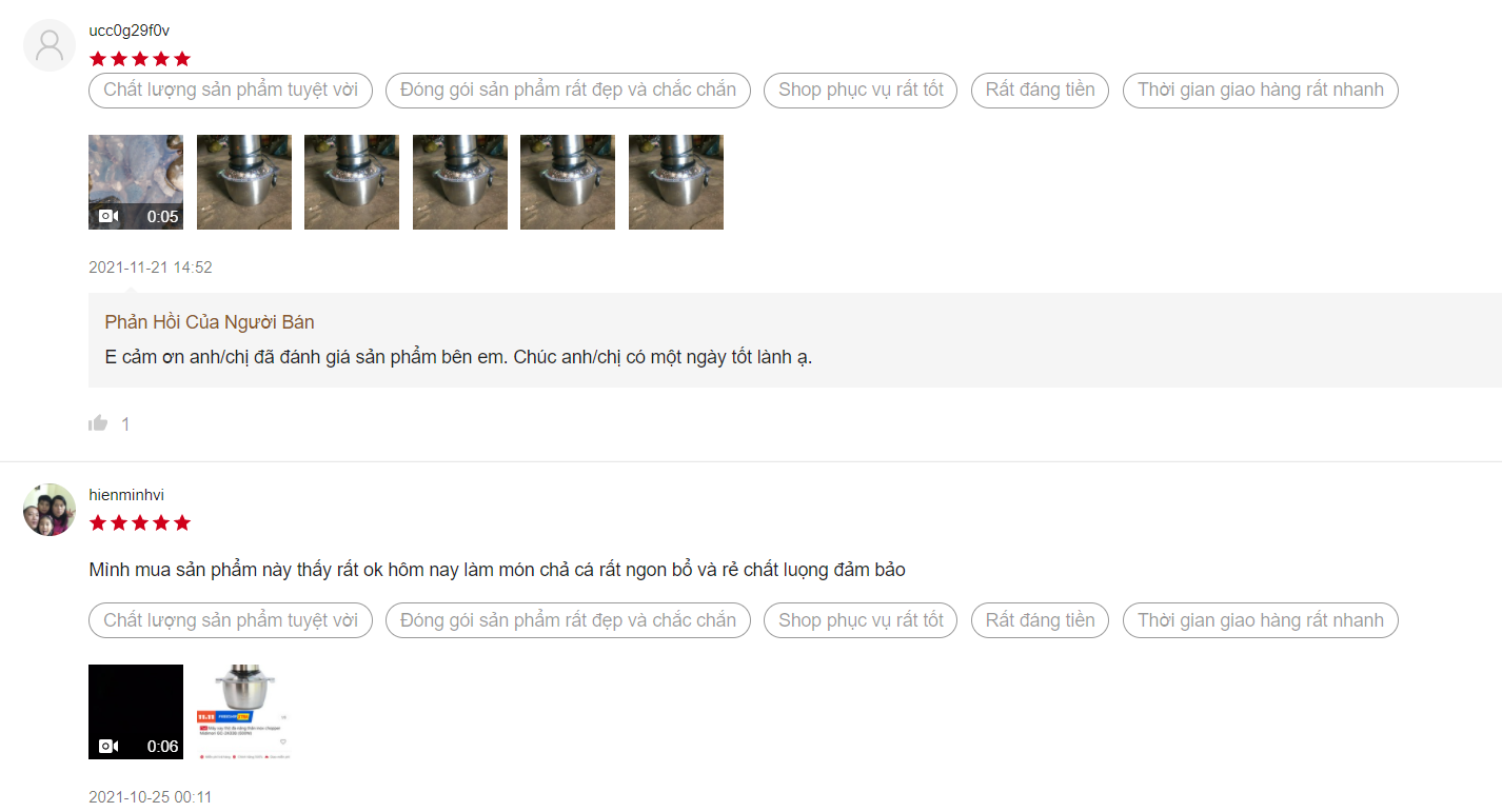 máy xay thịt cối inox