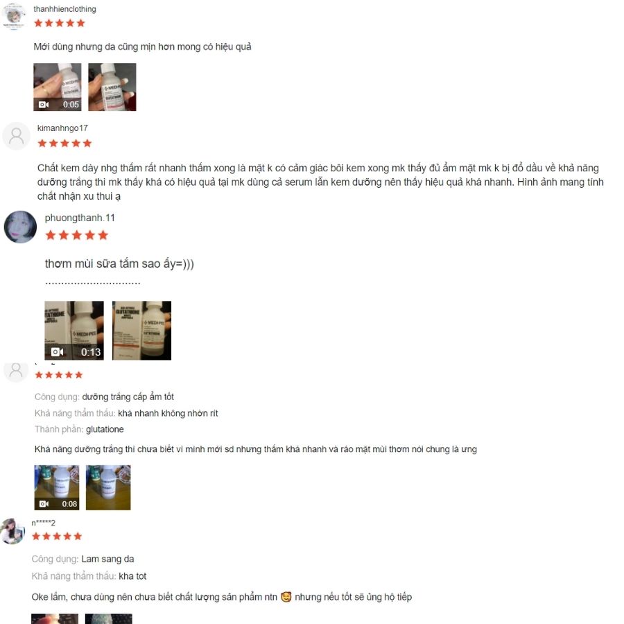 Đánh giá Serum Glutathione Medi Peel 600