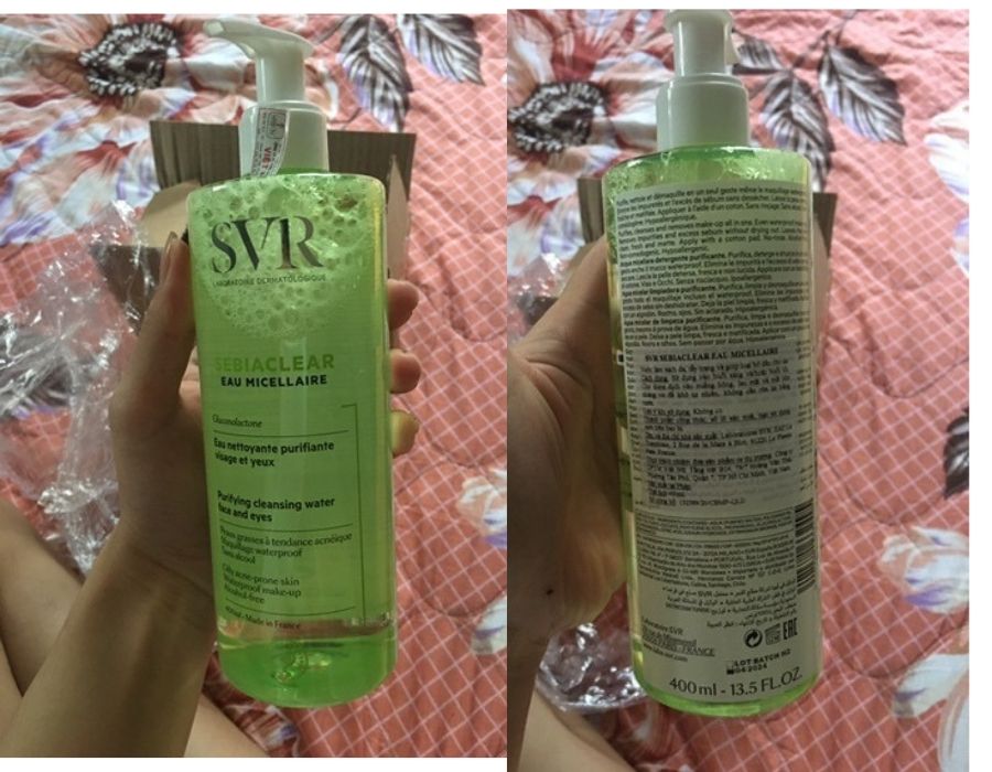 Nước tẩy trang cho da dầu mụn SVR