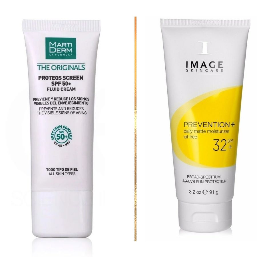 So sánh kem chống nắng Image và Martiderm