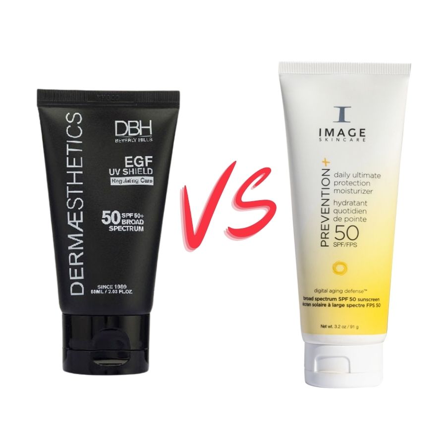 So sánh kem chống nắng của DBH và Image