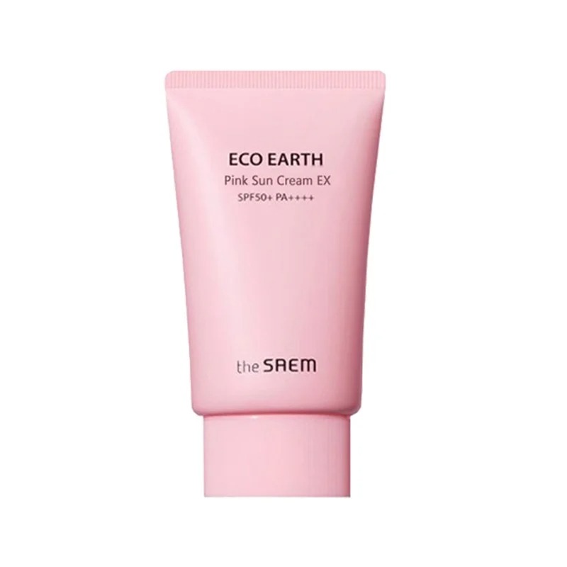Kem chống nắng ngăn ngừa tia UV The Saem Eco Earth Power Pink Sun Cream