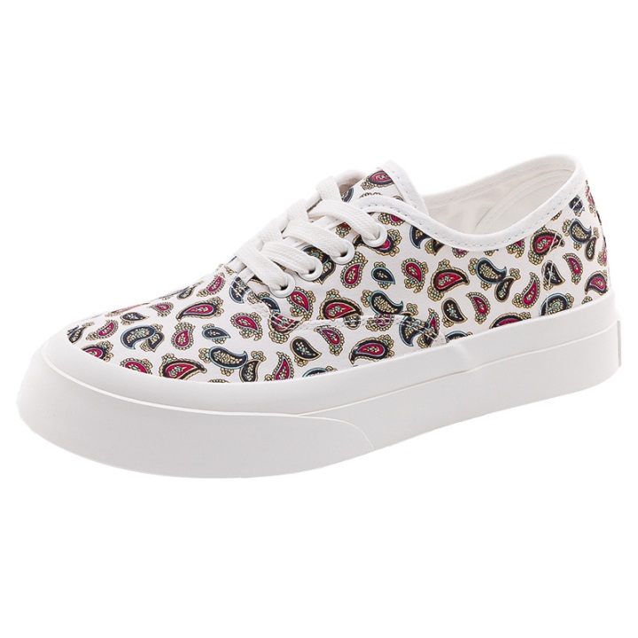 Giày thể thao Canvas đế bánh mì họa tiết basic 