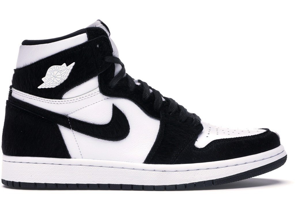 Giày Nike Air Jordan 1 Retro High Black White 