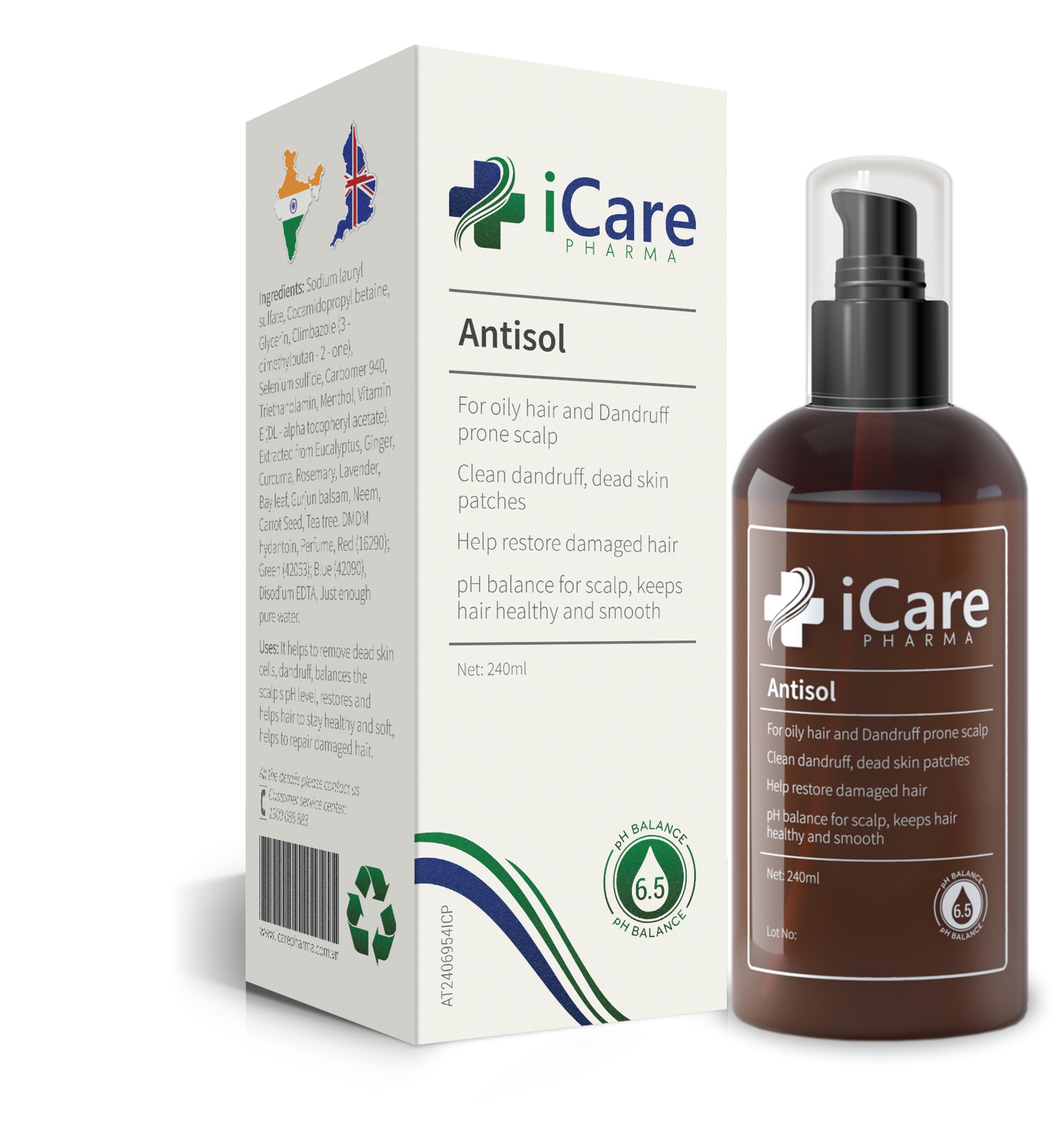 Dầu gội trị gàu Antisol