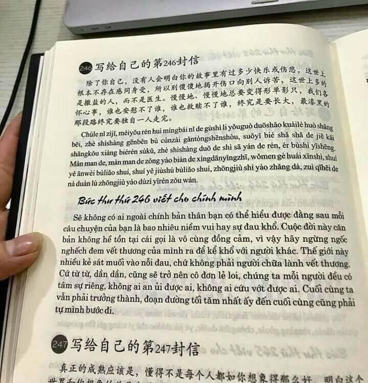 999 lá thư gửi cho chính mình song ngữ
