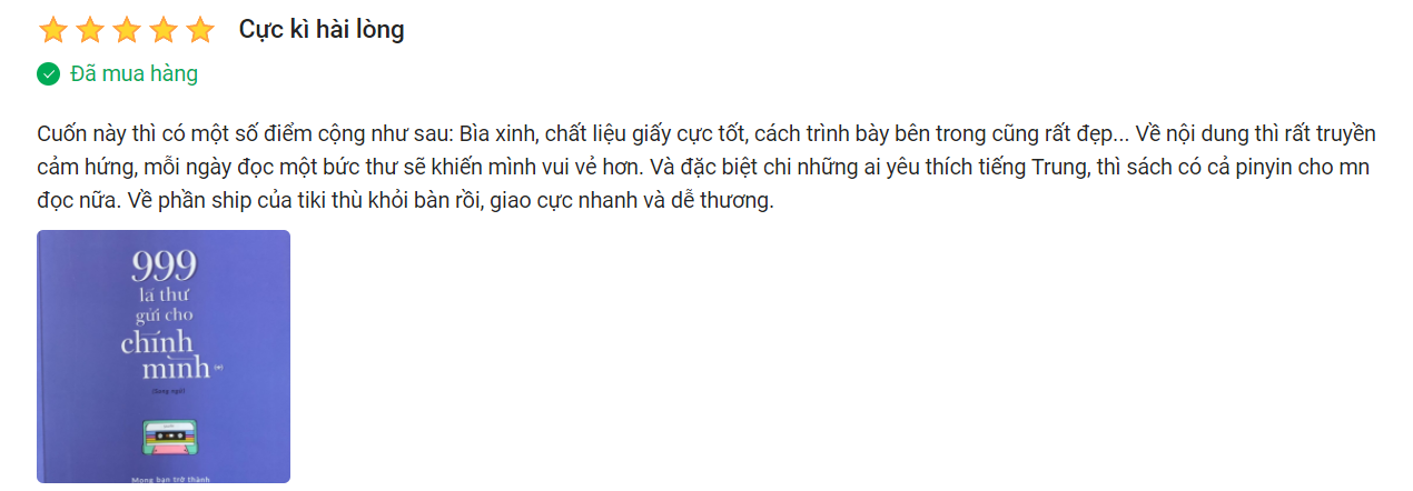 999 lá thư gửi cho chính mình song ngữ