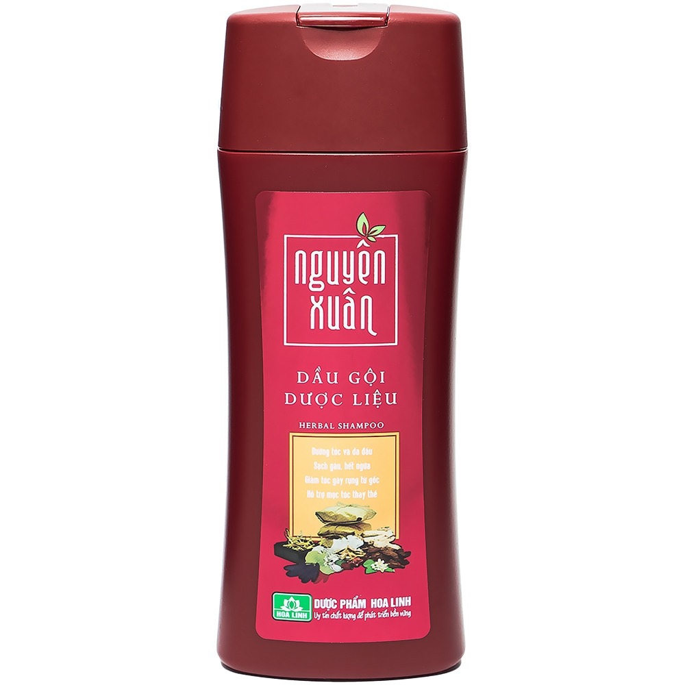 Dầu gội dược liệu Nguyên Xuân màu đỏ