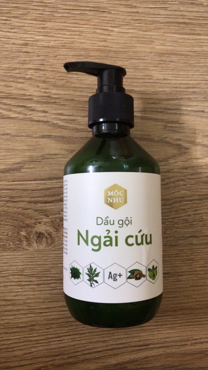 Thiết kế chai dầu gội Mộc Nhu