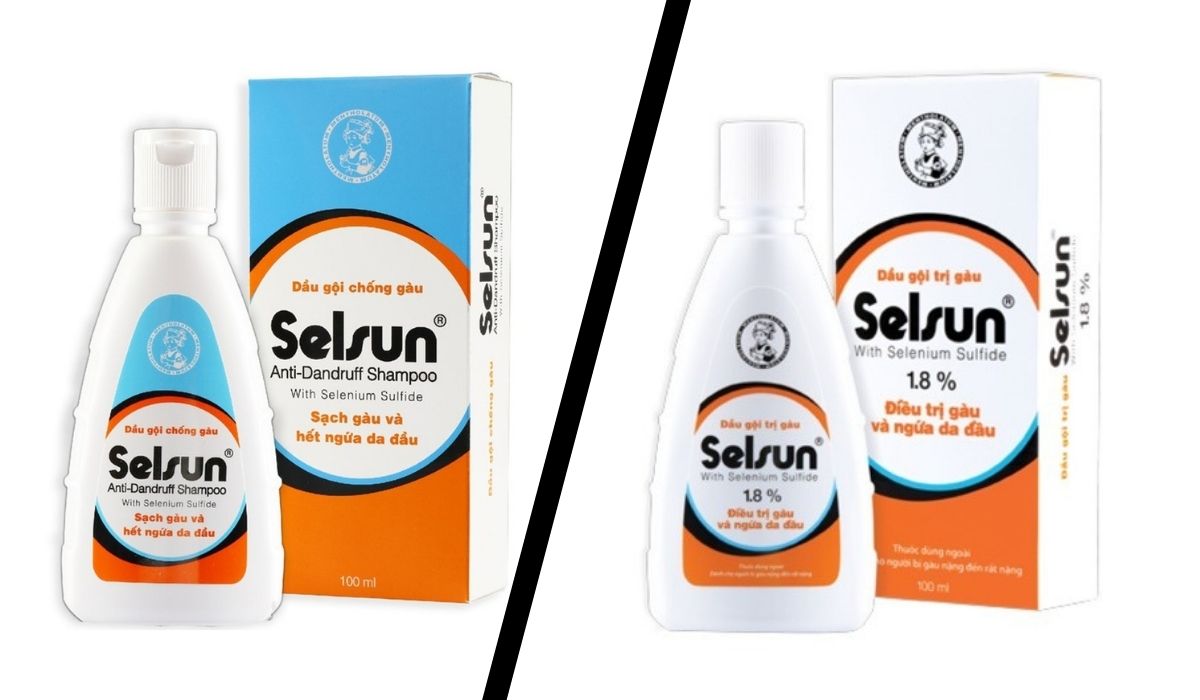Dầu gội đầu Selsun có 2 loại