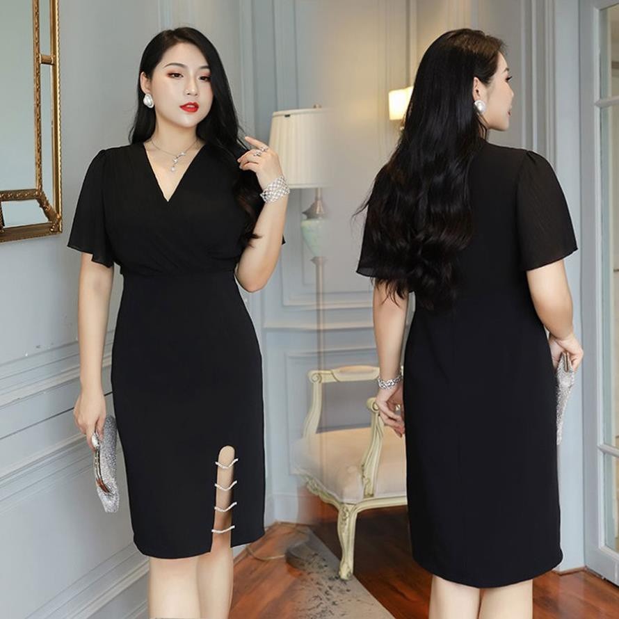 Đầm dự tiệc body xẻ tà