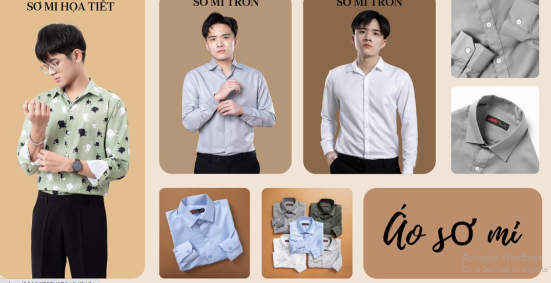 Shop đồ nam thành phố HCM