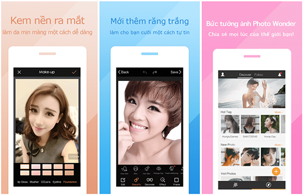 Ứng dụng chỉnh ảnh đẹp PhotoWonder