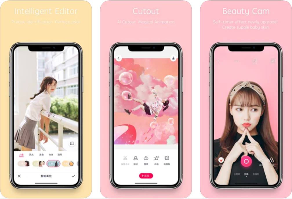 ứng dụng selfie đẹp Fitu