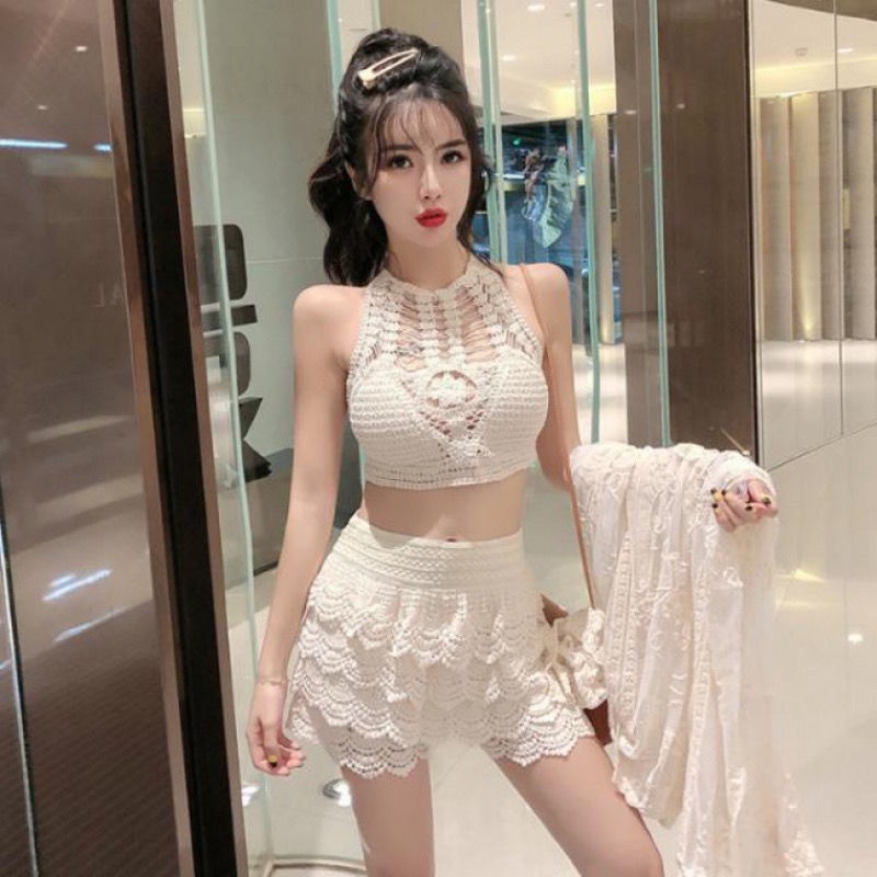Set bộ ren đi biển hot trend