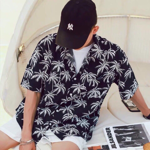 Sơ mi + quần short đi biển