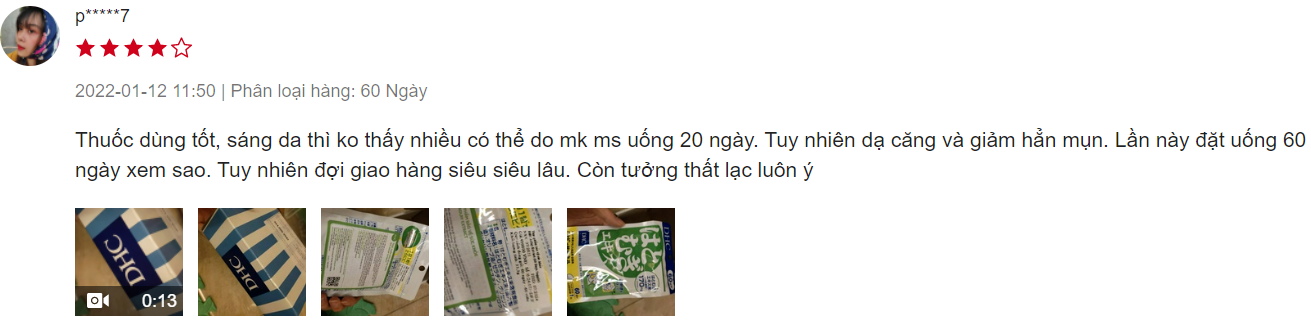 viên uống sáng da dhc