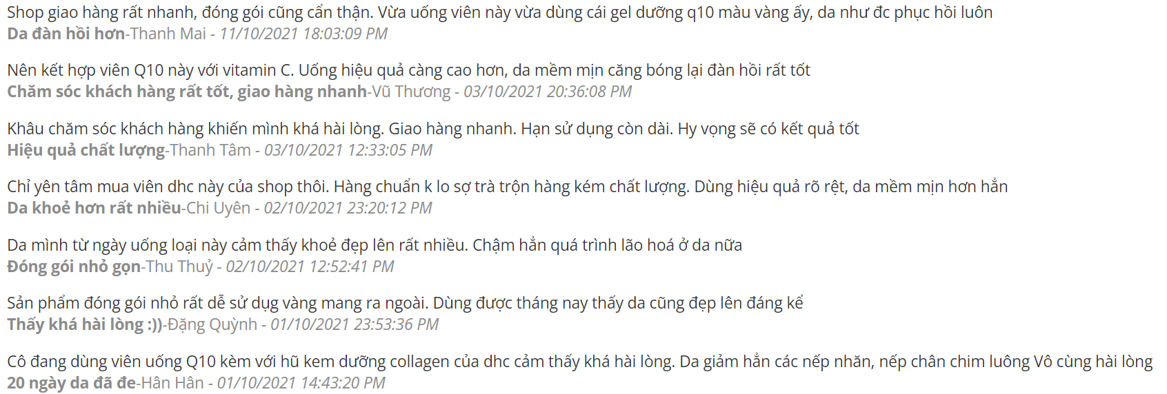 viên uống chống lão hóa DHC