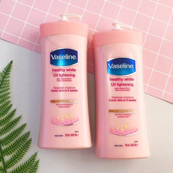 Kem dưỡng trắng da body Vaseline healthy white UV lightening
