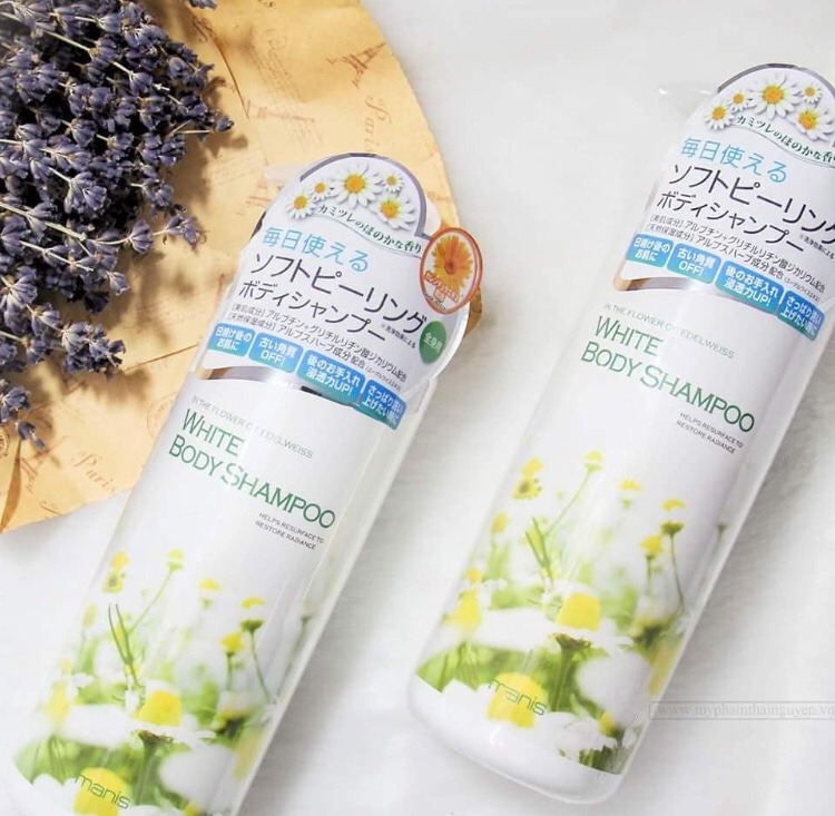 Sữa tắm trắng da toàn thân Manis White Body Shampoo