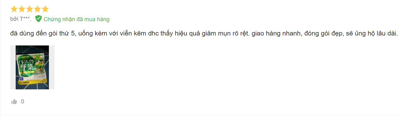 viên uống bổ sung rau củ DHC