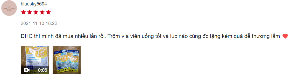 viên uống chống nắng DHC