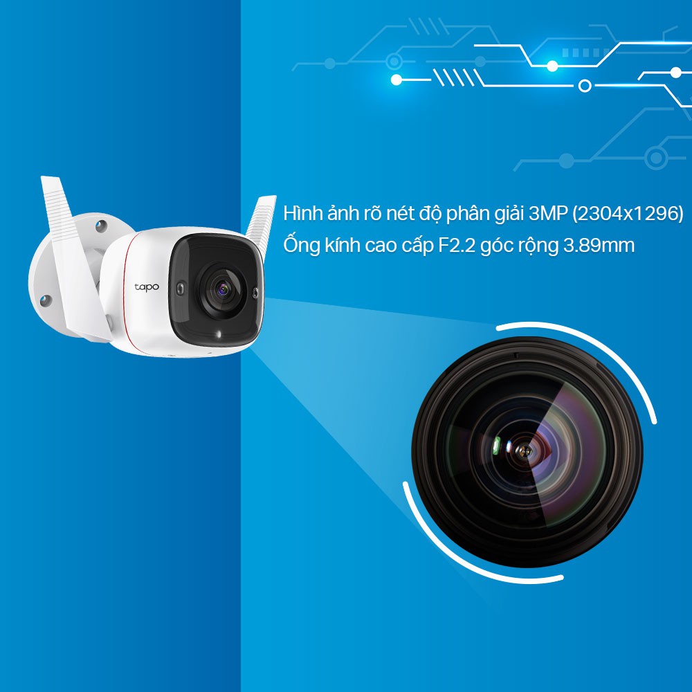 camera an ninh ngoài trờiTP-Link Tapo C310 3MP