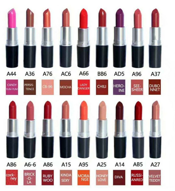 Các dòng son mac hiện nay