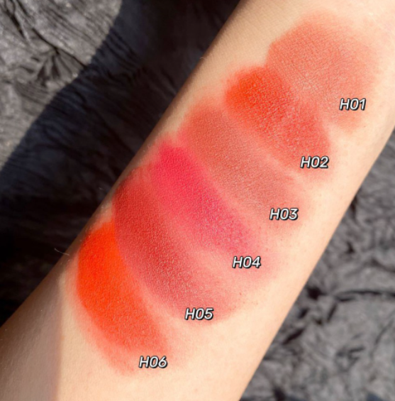 Bảng màu son Herorange