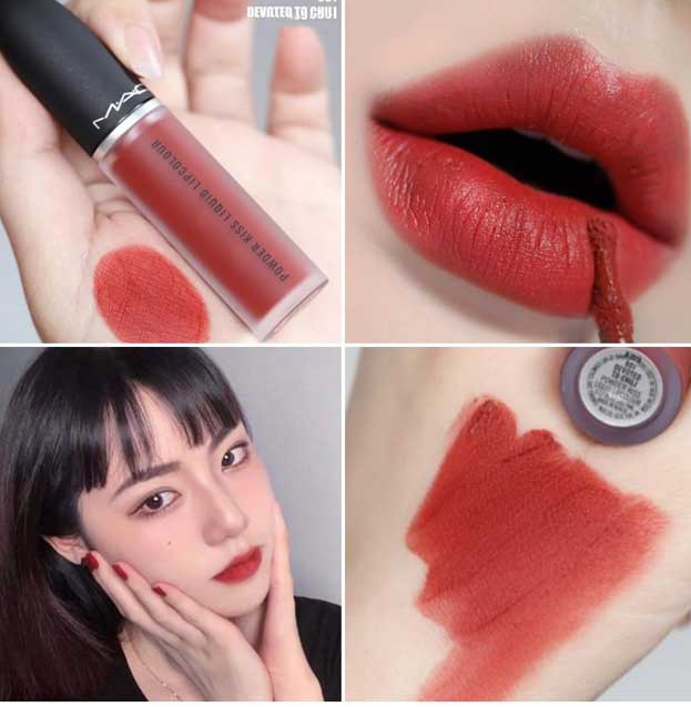 Son Mac kem powder kiss màu 991