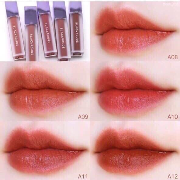 Bảng màu son Black Rouge Air Fit Velvet Tint Version 2 Mood Filte