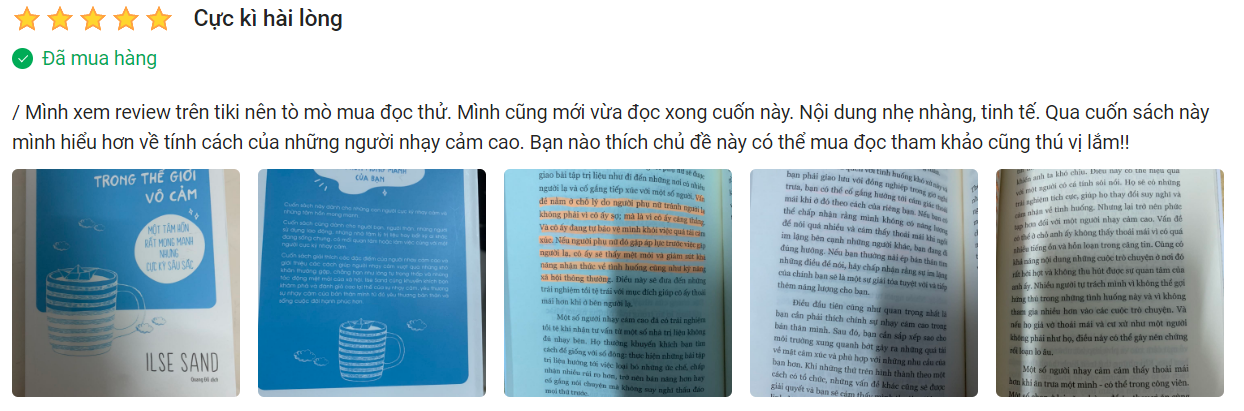 sách cho người nhạy cảm
