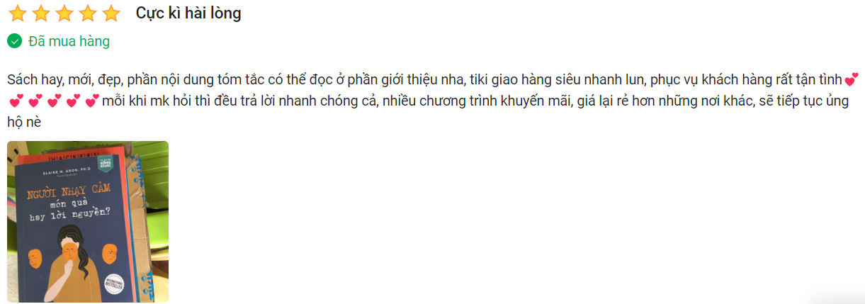 sách cho người nhạy cảm