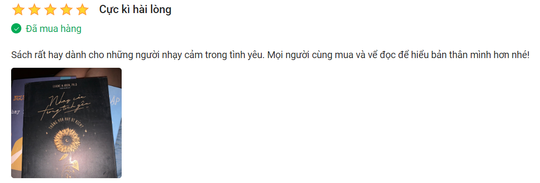 sách cho người nhạy cảm