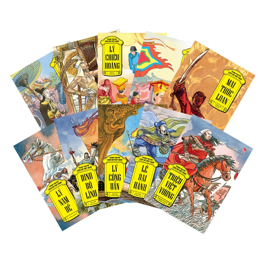 Combo tranh truyện lịch sử Việt Nam