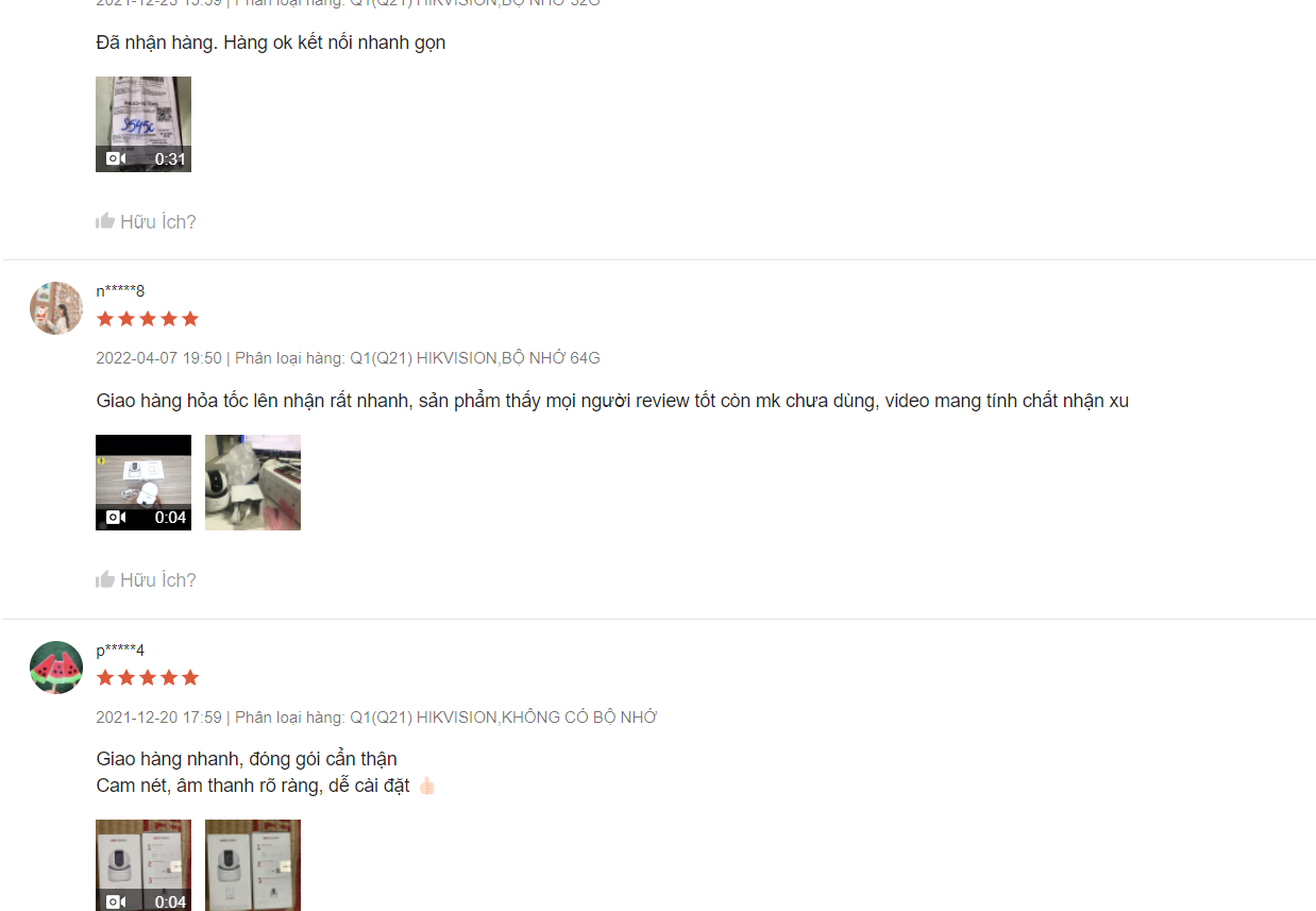 Đánh giá mua hàng trên Shopee