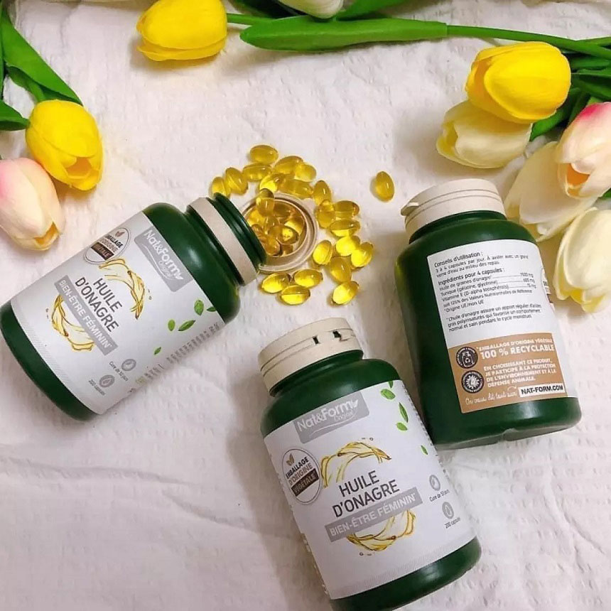 Công dụng viên tinh dầu hoa anh thảo Nat & Form