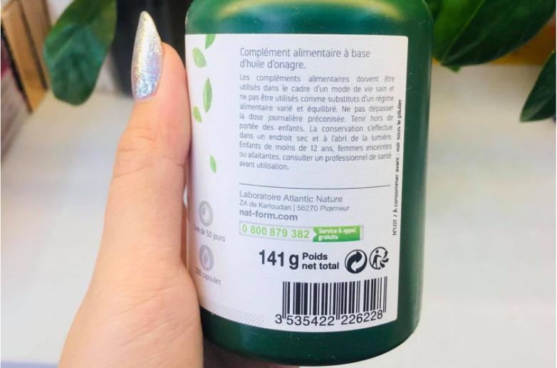 Trải nghiệm viên tinh dầu hoa anh thảo Nat & Form